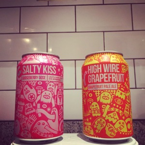 Colourful carnival-cum-circus-like illustrations adorn the Magic Rock cans