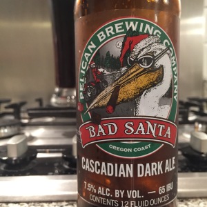 My festive choice, Pelican Brewing's Bad Santa